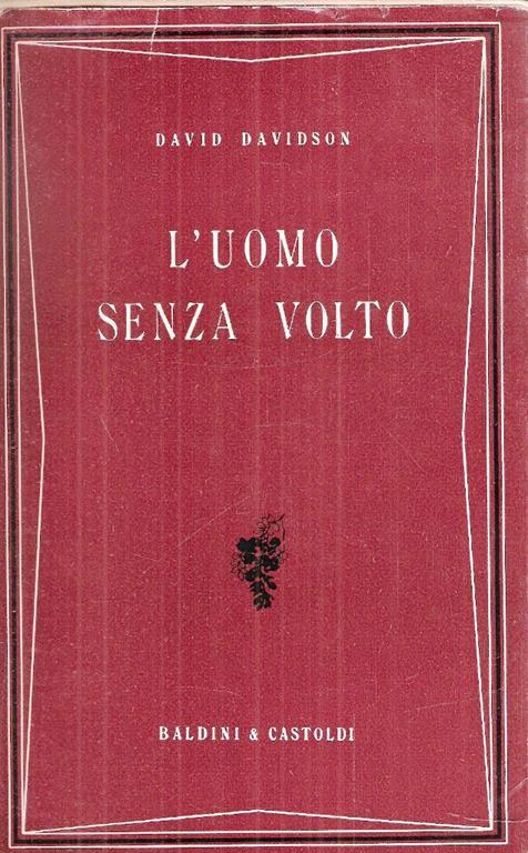 L' uomo Senza Volto - David Davidson - copertina