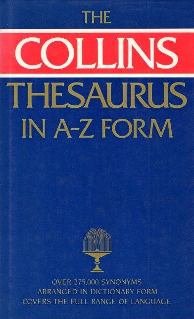 The Collins Thesaurus In A-Z Form - William Mcleod - copertina