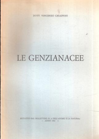 Le Genzianacee - Vincenzo Chiappini - copertina