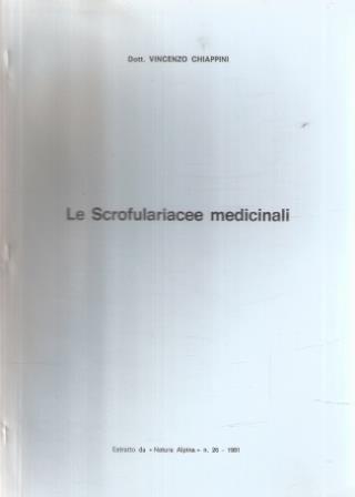 Le Scrofulariacee Medicinali - Vincenzo Chiappini - copertina