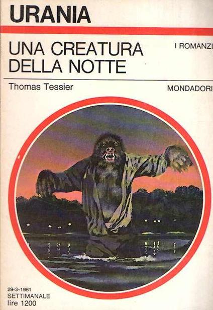 Una Creatura Della Notte - Thomas Tessier - copertina