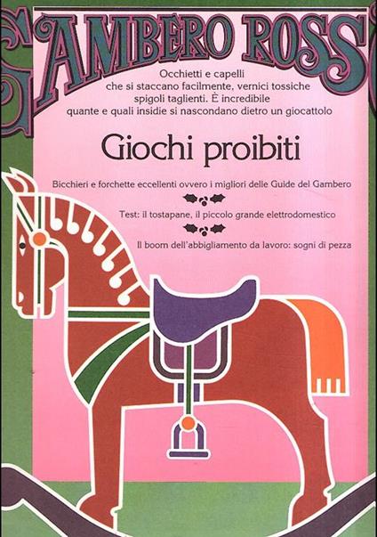 Gambero rosso n. 45/90 - giochi proibiti - copertina