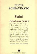 Scritti perche' vinca l'amore
