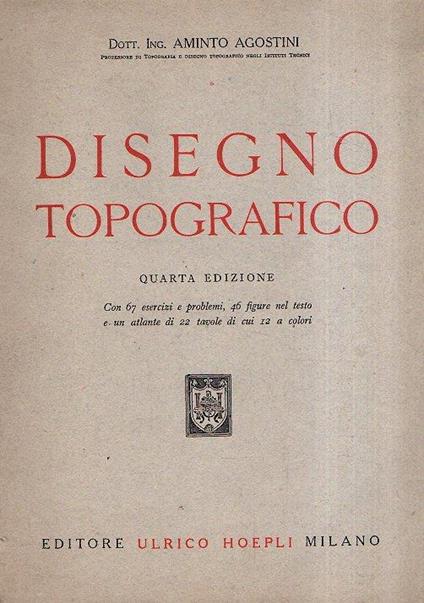 Disegno Topografico - Aminto Agostini - copertina