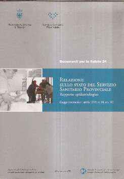 Relazione Sullo Stato Del Servizio Sanitario Provinciale - copertina