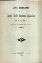 Xxviii Programma dell'i.R. Scuola Reale Superiore Elisabettina