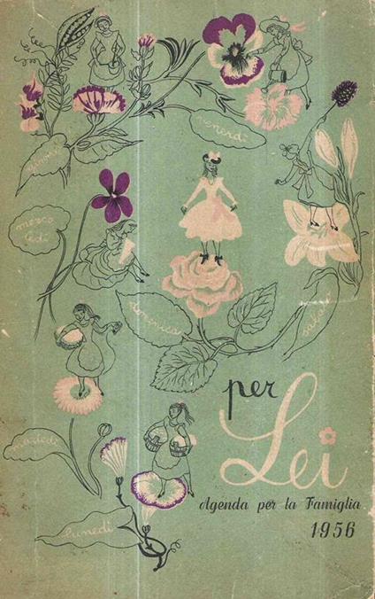 Per Lei Agenda per La Famiglia 1956 - copertina