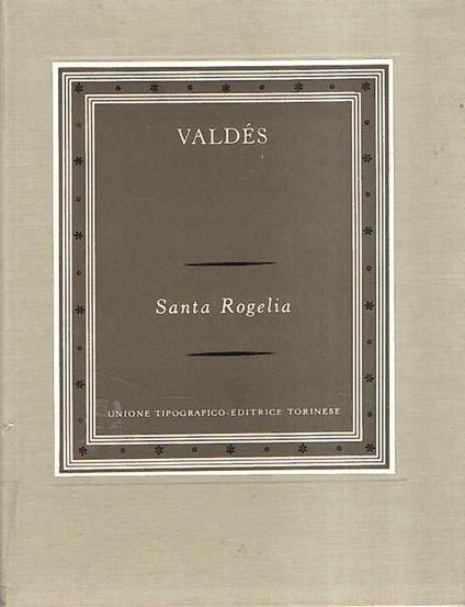 Santa Rogelia - Giovanni Vailati - copertina