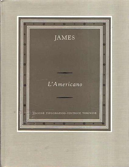 L' Americano - Henry James - copertina
