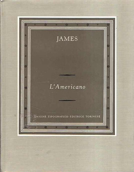L' Americano - Henry James - copertina