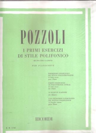 I Primi Esercizi di Stile Polifonico 50 Piccoli Canoni per Pianoforte - Jan Potocki - copertina