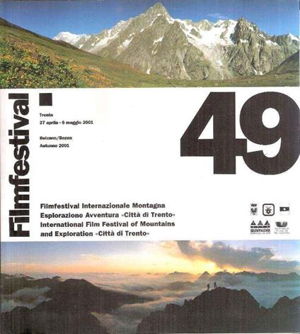 49Filmfestival Internazionale Montagna Esplorazione Avventura 'Città Di Trentò - copertina