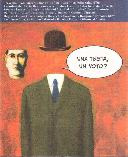 Micromega 3/2009 Una Testa, Un Voto? - copertina