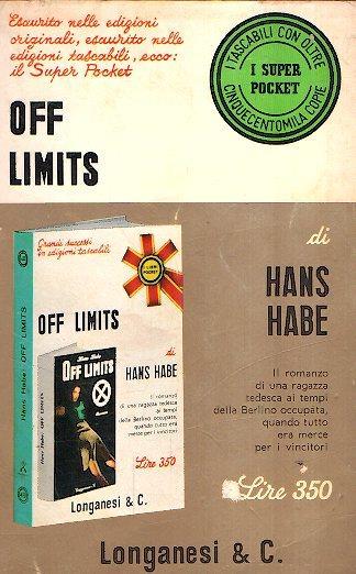 Off Limits - Hans Habe - copertina