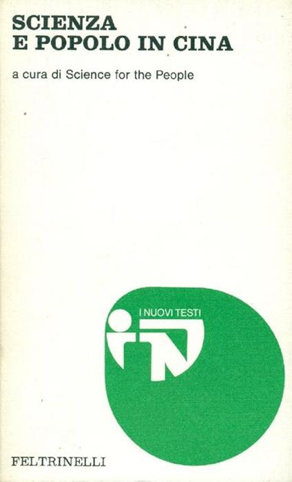 Scienza e popolo in Cina - copertina