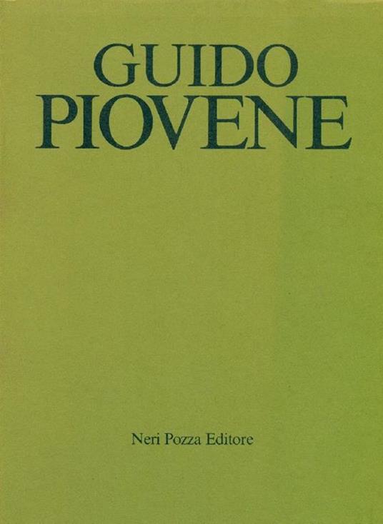 Guido Piovene - copertina
