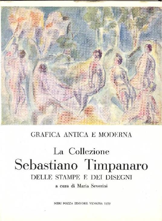 La Collezione Sebastiano Timpanaro - copertina