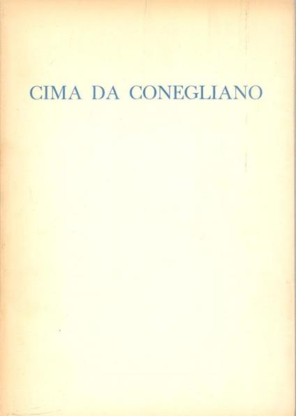 Cima da Conegliano (senza sovracoperta) - copertina