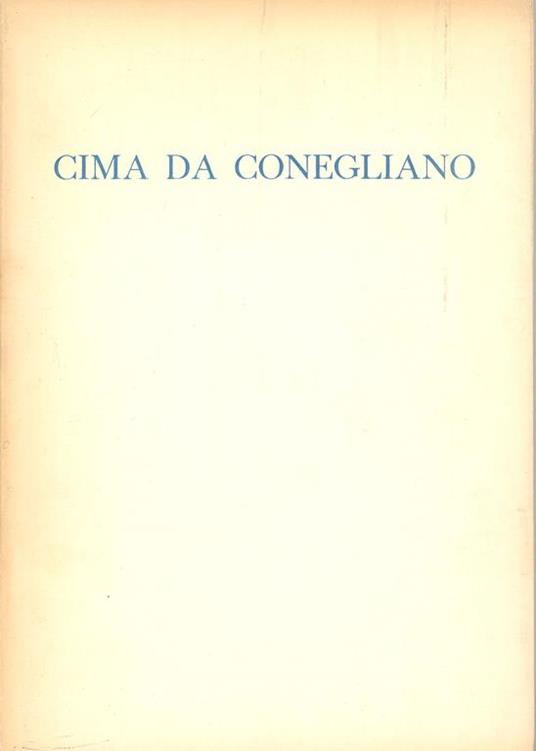 Cima da Conegliano (senza sovracoperta) - copertina