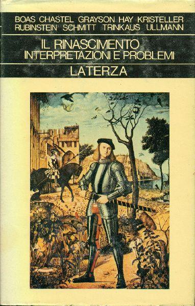 Il Rinascimento. Interpretazioni e problemi - copertina