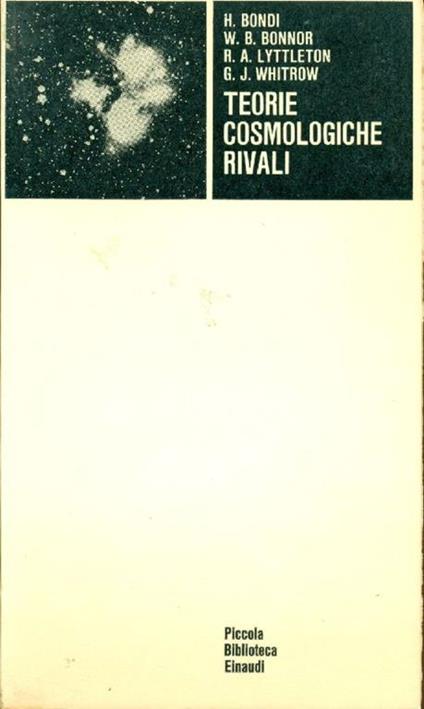 Teorie cosmologiche rivali - copertina