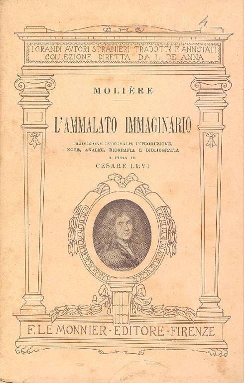 L' ammalato immaginario - Molière - copertina
