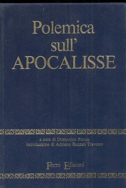 Polemica sull'Apocalisse - copertina