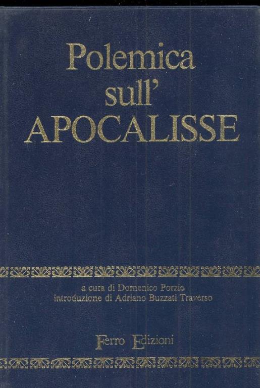 Polemica sull'Apocalisse - copertina