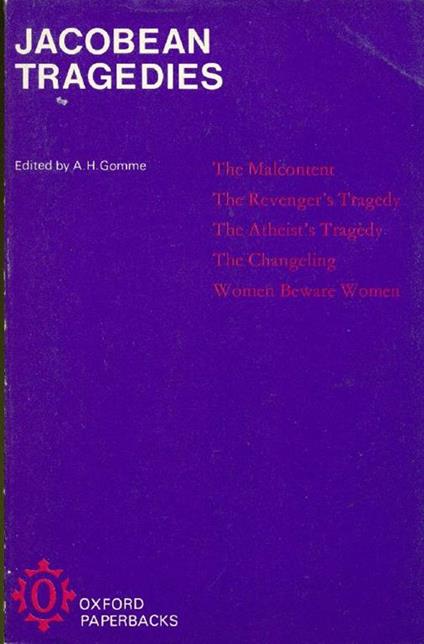 Jacobean tragedies - copertina