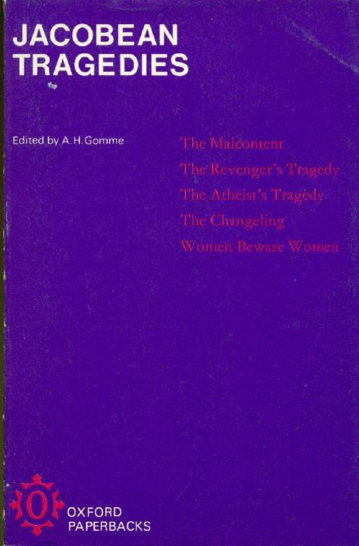 Jacobean tragedies - copertina