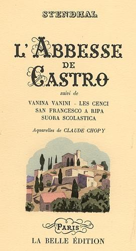 L' Abbesse de Castro - Stendhal - copertina