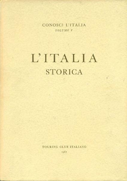 L' Italia storica - copertina
