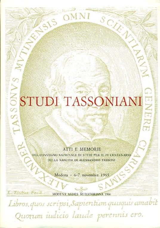 Studi tassoniani - copertina
