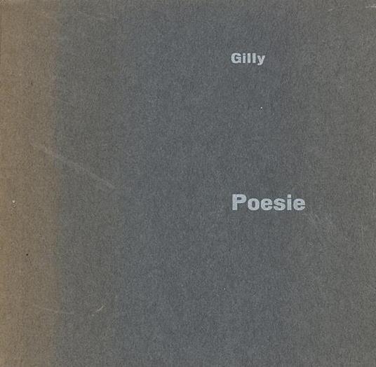 Poesie - Gilly - copertina