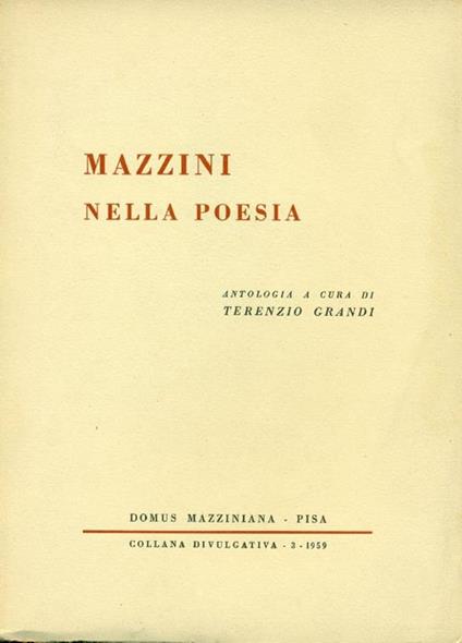 Mazzini nella poesia - copertina