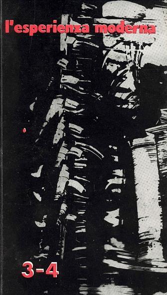 L' Esperienza Moderna. N. 3-4, Dicembre - copertina