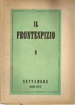Il Frontespizio. Settembre 1939