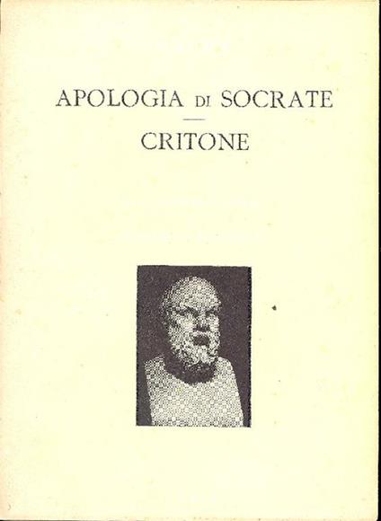 Apologia di Socrate. Critone - Platone - copertina