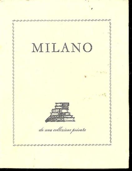 Milano - copertina