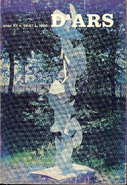 D'Ars. Ottobre - Novembre 1971 - copertina