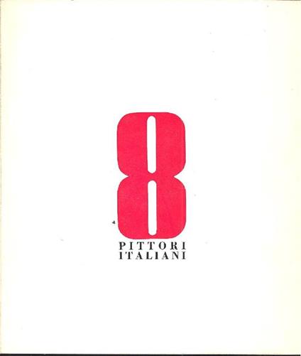 8 Pittori Italiani - copertina