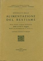 Generalità della alimentazione del bestiame