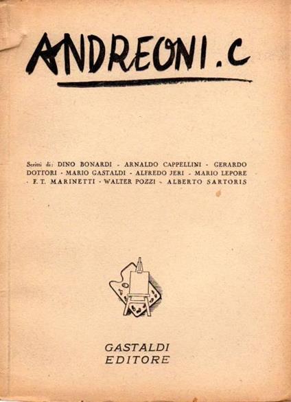 Cesare Andreoni pittore - copertina