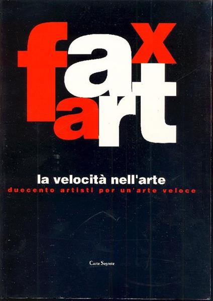 Faxart. La velocità nell'arte - copertina