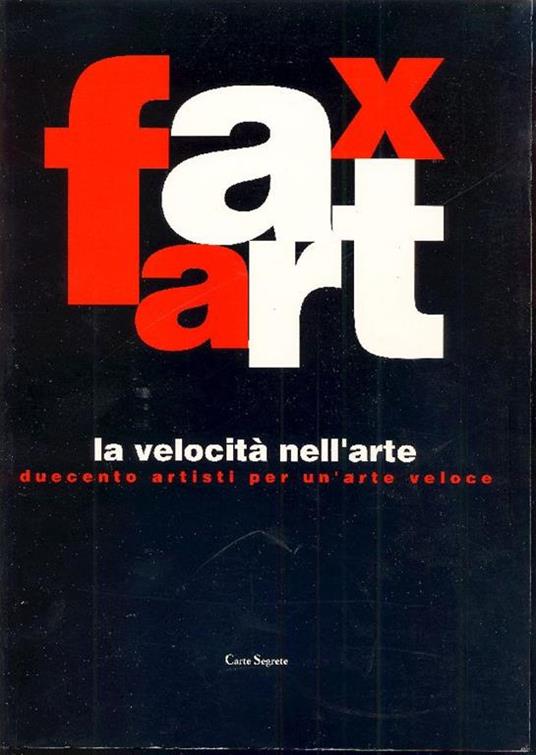 Faxart. La velocità nell'arte - copertina