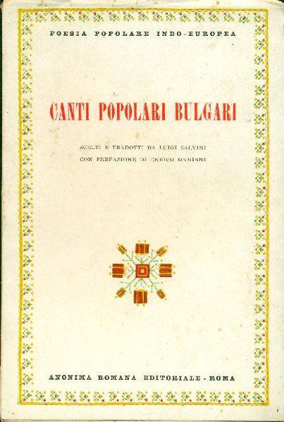 Canti popolari bulgari - copertina