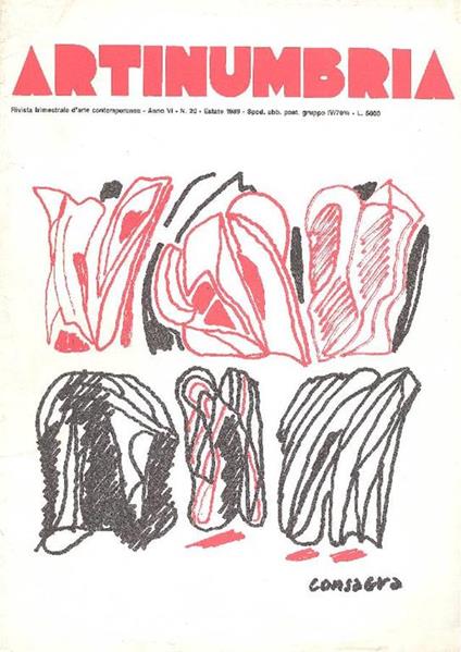 Artinumbria. Estate 1989 - copertina