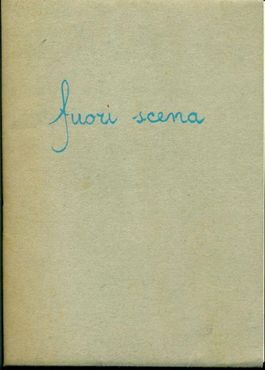 Fuori scena - copertina