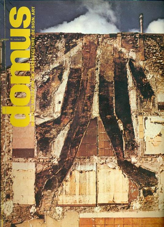 Domus. N. 582, Maggio 1978. Direttore/Editor in chief: Gio Ponti - copertina