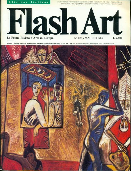 Flash Art. Maggio 1985, N. 126 - copertina